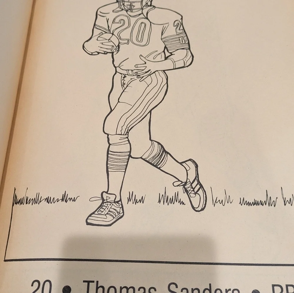 Chicago Bears Coloring Book - Black and Orange